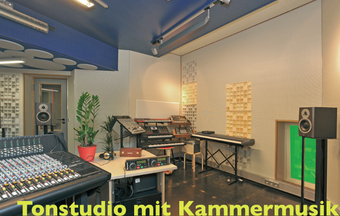 Tonstudio mit Kammermusik